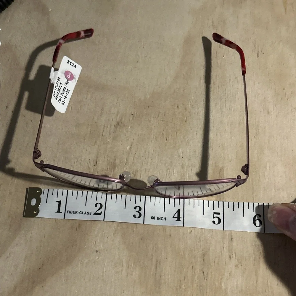 TIFLEX 2102 Flex Titanium 505 Dark Purple/ Hot Pink 52-18-135 NWT Frames Only